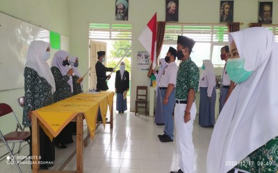 PELANTIKAN OSIS DAN PK IPNU-IPPNU (MASA BHAKTI 2020/2021)